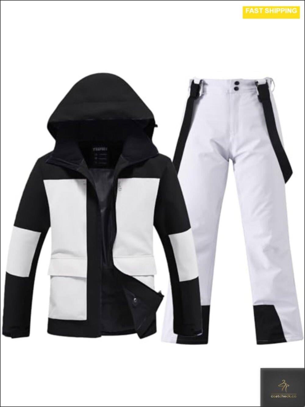 Women's Ski Jacket and Pants Set Waterproof Insulated Snowsuit